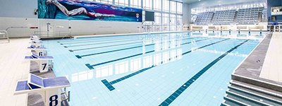 Vernieuwen olympisch bad voor Stad Antwerpen in Olympisch zwembad Wezenberg, Antwerpen