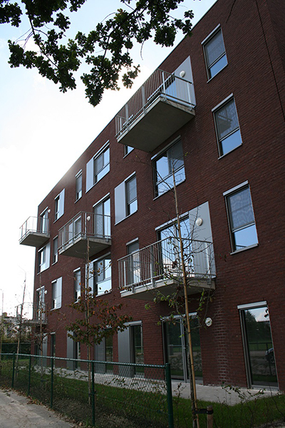 198 Assistentieflats & lokaal dienstencentrum voor Zorgbedrijf Antwerpen in Gallifort, Deurne, Antwerpen