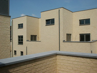 Inbreidingsproject 36 sociale woningen, 16 flats voor bejaarden, dienstencentrum voor OCMW Antwerpen in Essenhof, Antwerpen