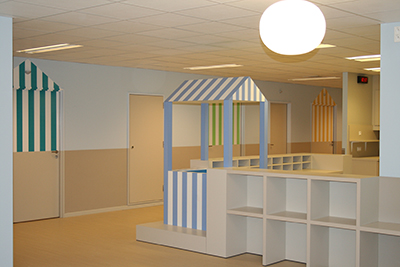 Gefaseerde herinrichting en renovatie vanaf ruwbouw chirurgisch dagziekenhuis voor ZAS - Ziekenhuis aan de Stroom in ZAS-Paola, Kinderziekenhuis