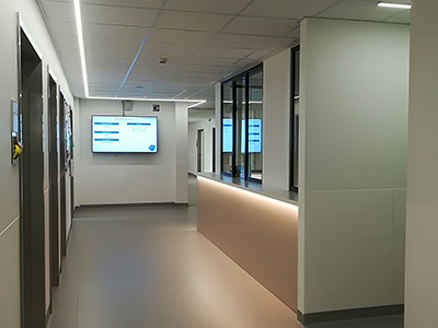 Herorganisatie en herinrichting vanaf ruwbouw van chirurgisch dagziekenhuis, endosuite, revalidatie cardio en fysio en afdeling psychiatrie voor AZORG in AZORG Campus Asse