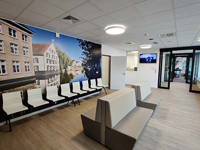 Herinrichting vanaf ruwbouw en uitbreiding spoedafdeling, medische beeldvorming voor Heilig Hartziekenhuis Lier in Heilig Hartziekenhuis Lier